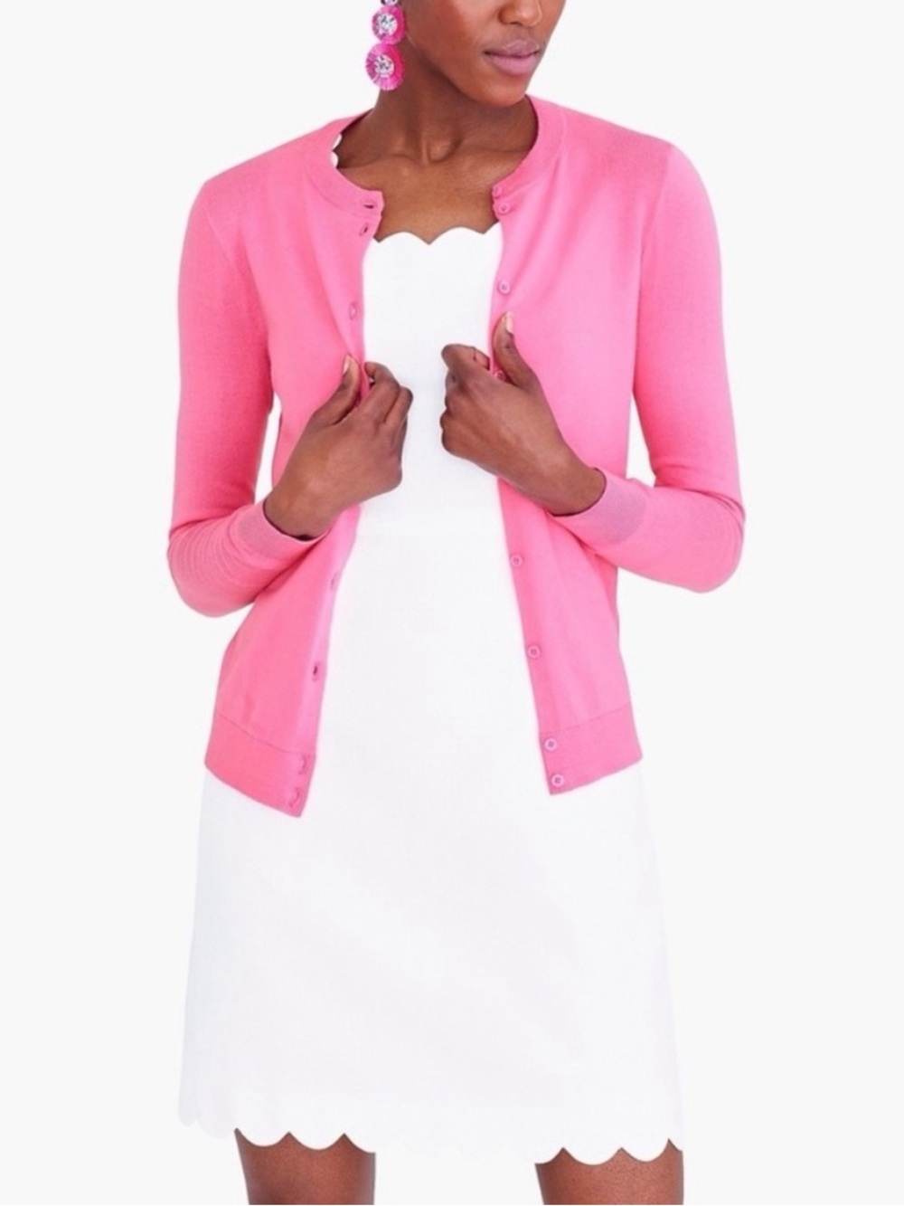 J. Crew Factory 3/4 Sleeve Cardigan Sweater
